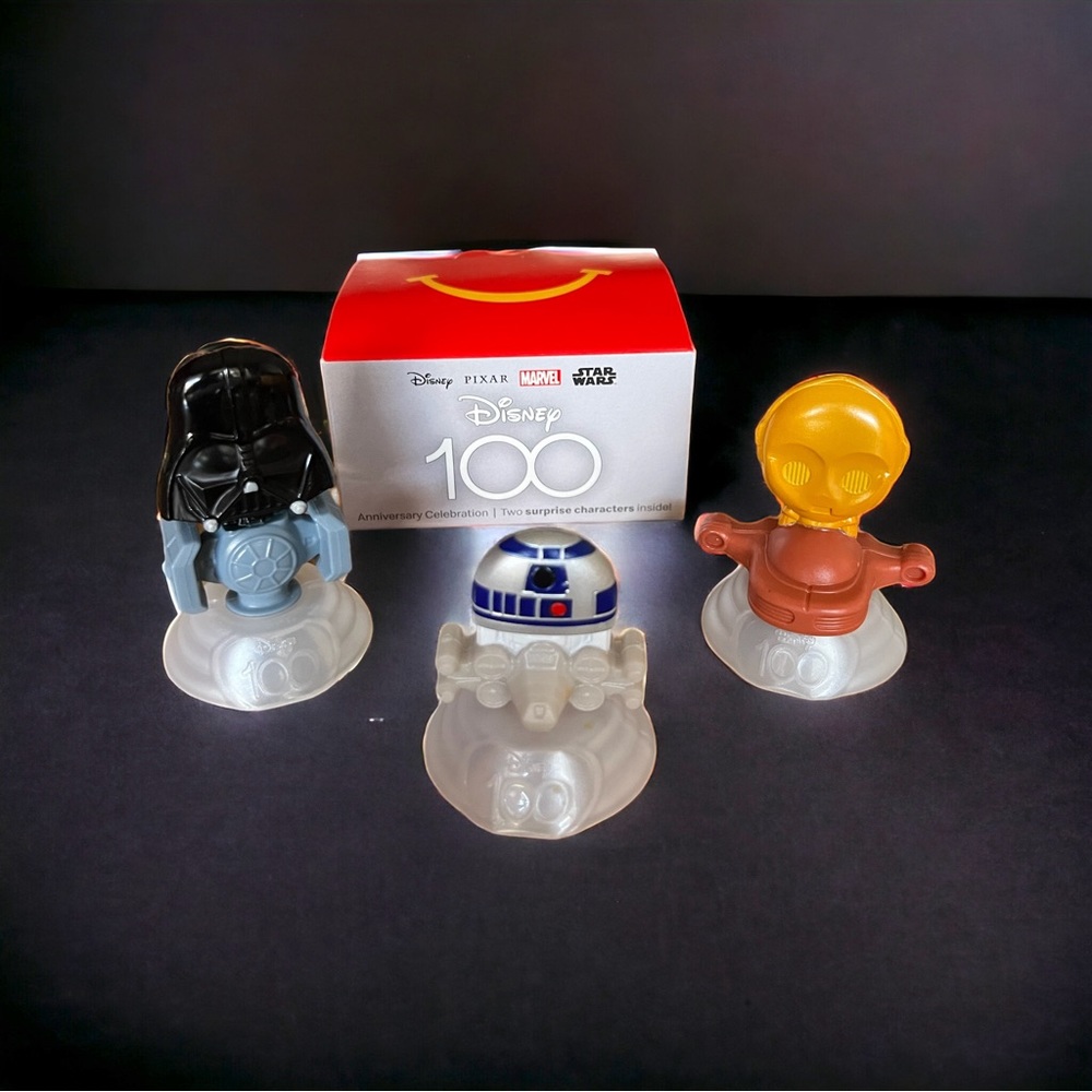 Star Wars Bundle-Disney McDonald’s 100 Anniversary Celebration Happy Meal Toys